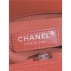 SMALL BOY Chanel HANDBAG Grained Calfskin Red Anti-Silver Metal High