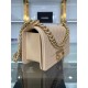 SMALL BOY Chanel HANDBAG Grained Calfskin Beige Matt-Gold Metal High