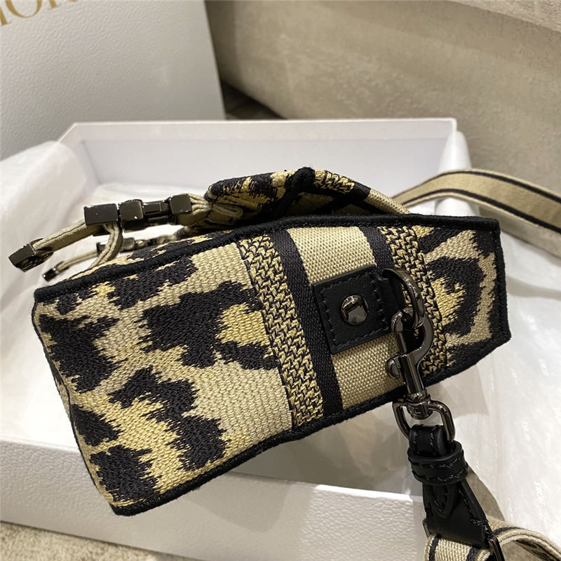 SMALL DiorCAMP BAG Embroidery Mizza Beige High