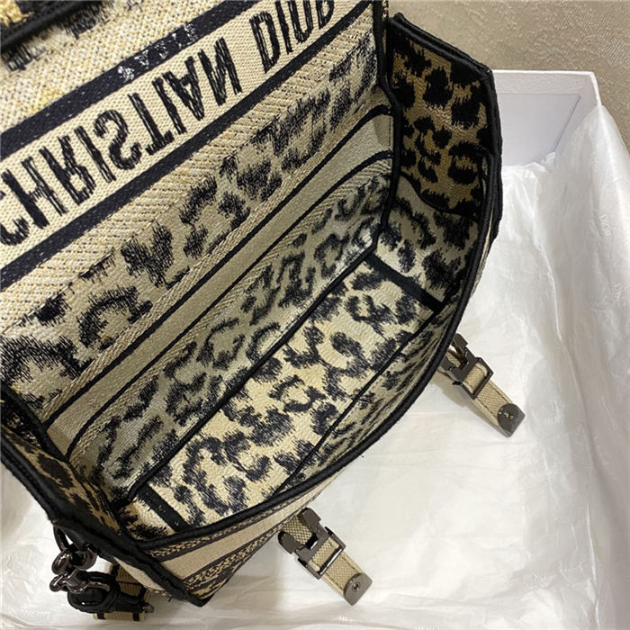 SMALL DiorCAMP BAG Embroidery Mizza Beige High