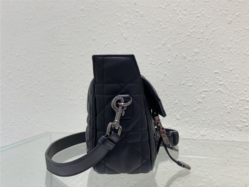 SMALL DiorCAMP BAG Calfskin Black High