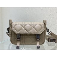 SMALL DiorCAMP BAG Calfskin Taupe High