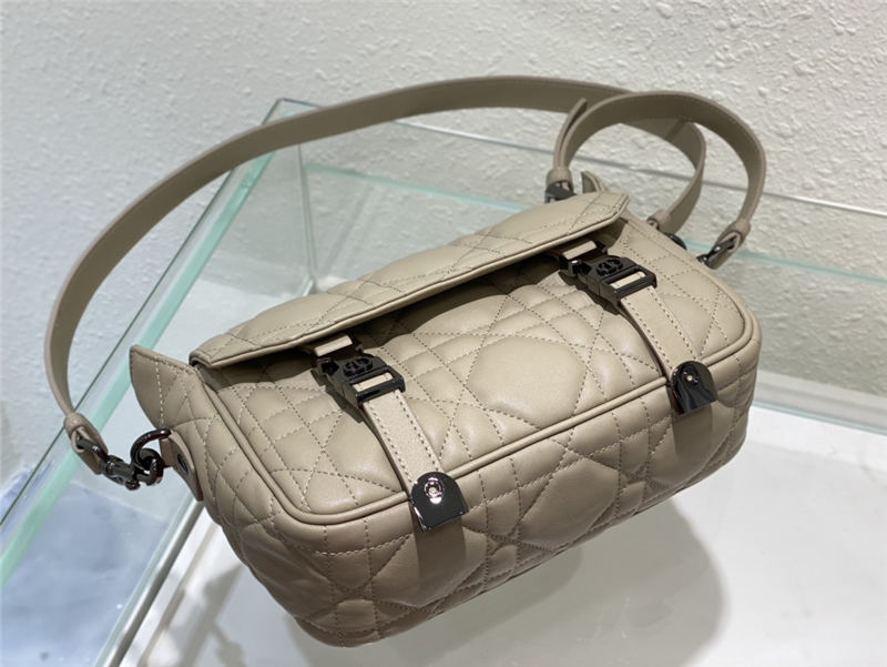 SMALL DiorCAMP BAG Calfskin Taupe High