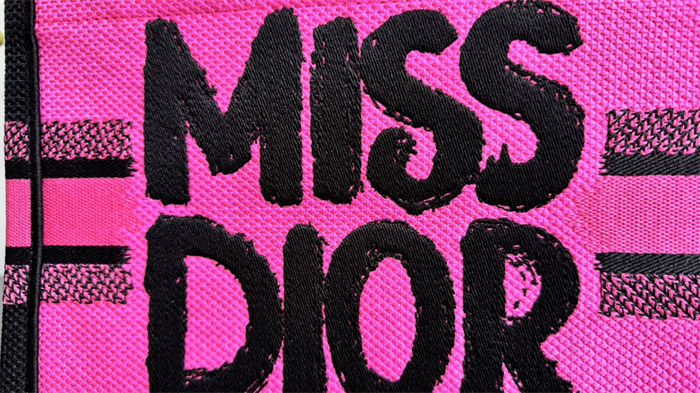 SMALL Dior BOOK TOTE Miss Dior Graffiti Embroidery High