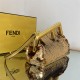 Fendi First Small Leather and sequinned bag High