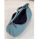 Fendigraphy Small Leather Bag Blue Green High