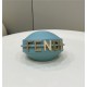 Fendigraphy Nano Leather Bag Blue Green High