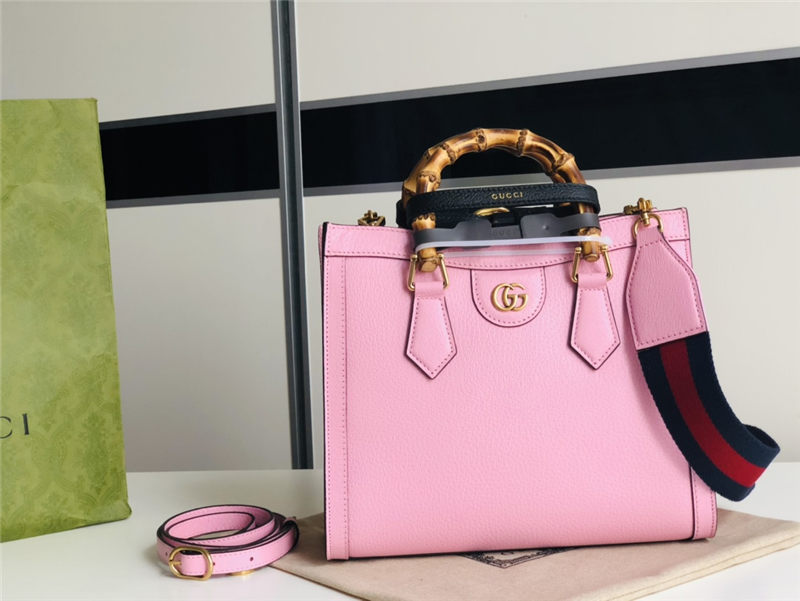 Gucci Diana small tote bag 702721 Pink High