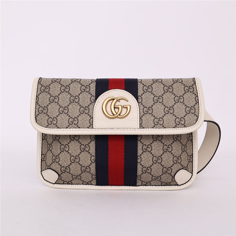 Gucci Ophidia belt bag GG supreme canvas 674081 High