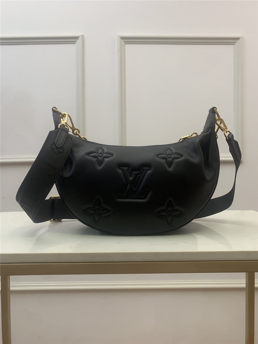 Louis Vuitton OVER THE MOON Quilted and embroidered smooth calf leather Black M59799 High