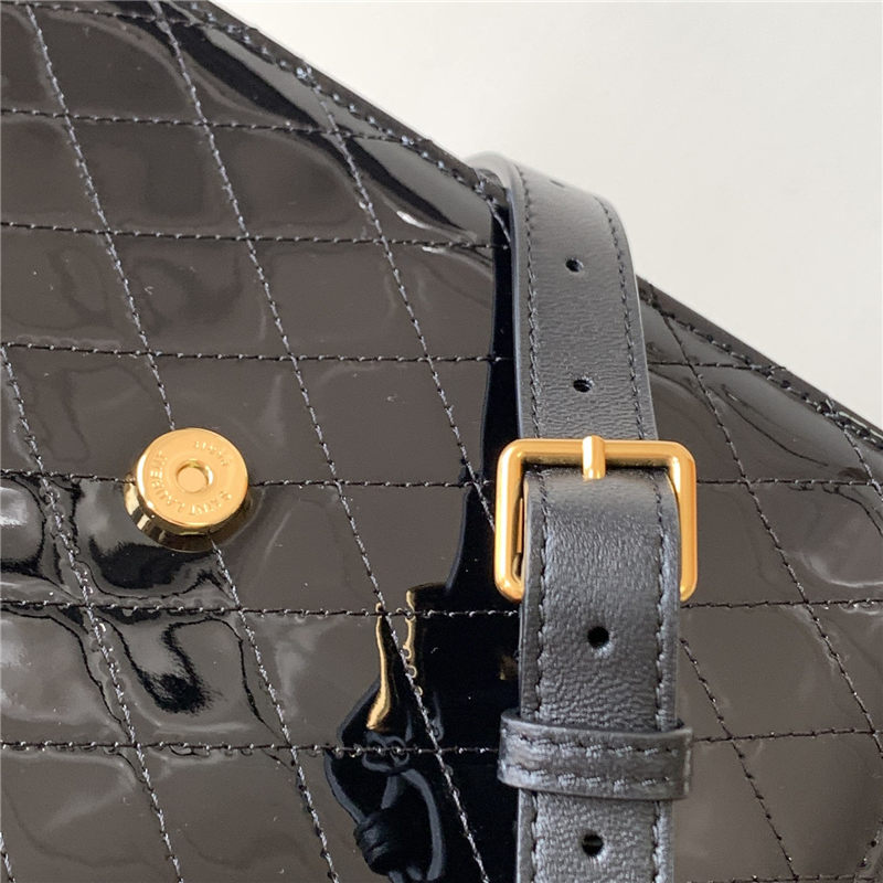 GABY SATCHEL IN Patent Calfskin High