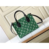 Louis Vuitton ONTHEGO PM Monogram jacquard velvet M46216 High