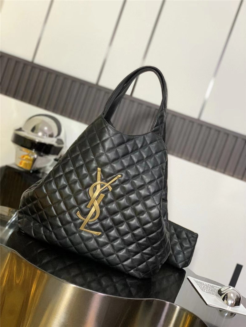 ICARE MAXI SHOPPING BAG IN QUILTED LAMBSKIN High