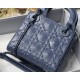 MINI LADY Dior BAG Cannage Calfskin with Diamond Motif High