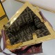 Fendi First Small Leather and sequinned bag High