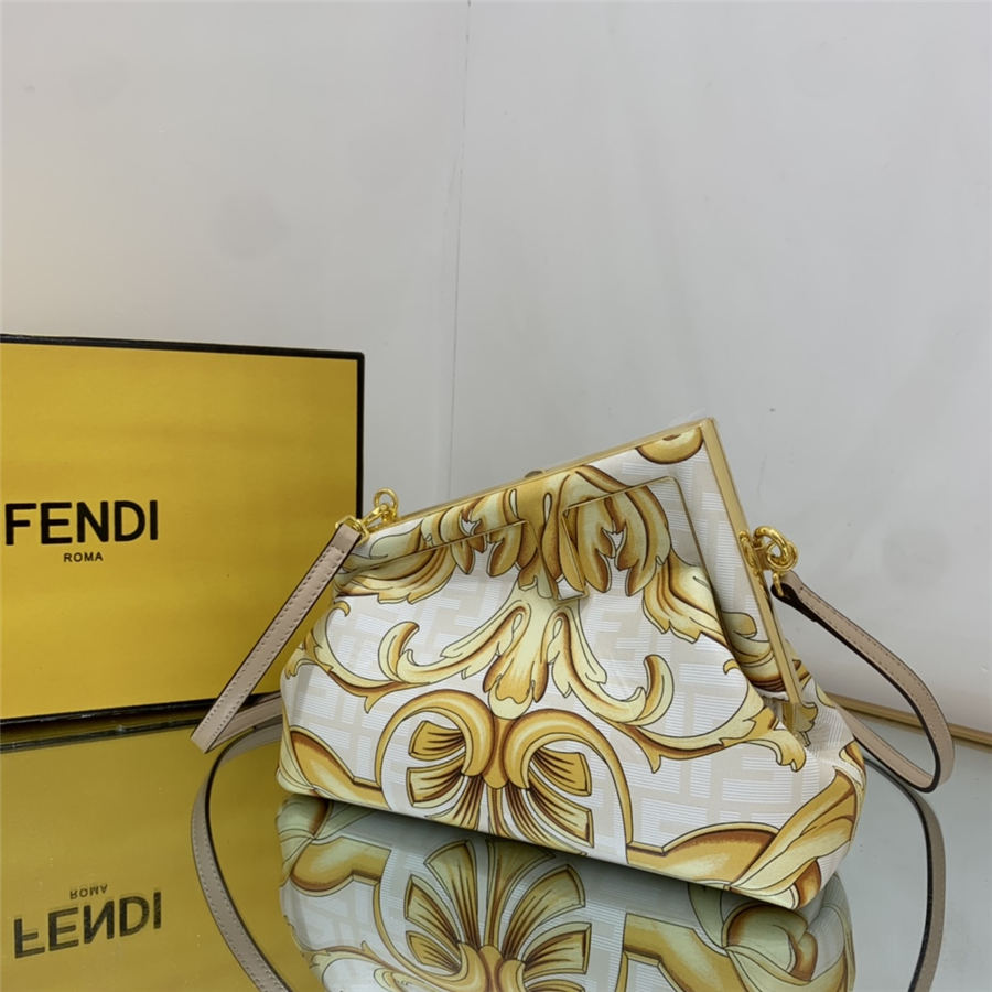 Fendi First Small Fendace Printed leather bag High