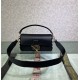 Baguette brooch Fendace leather bag High