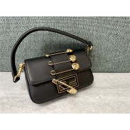 Brooch mini Baguette Fendace leather bag High