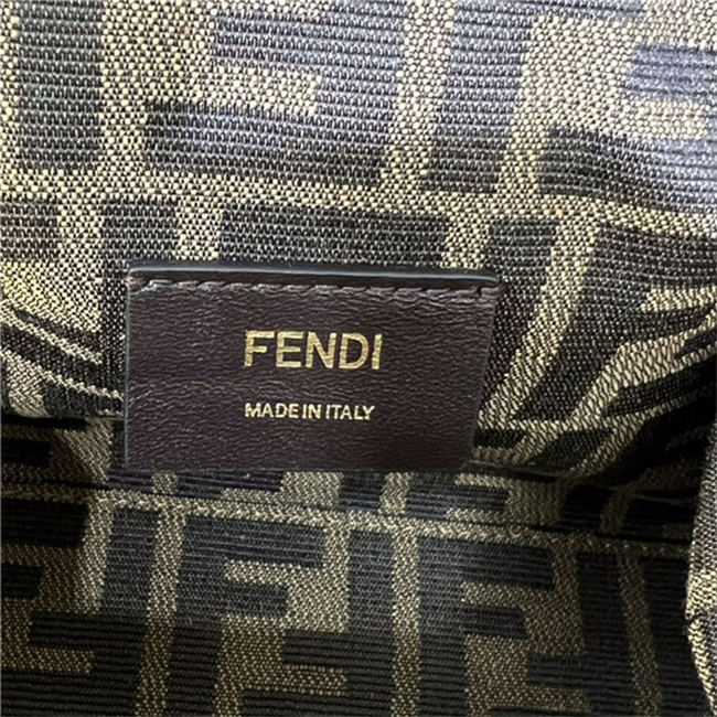 Fendi First Small Leather bag multicolor inlay High