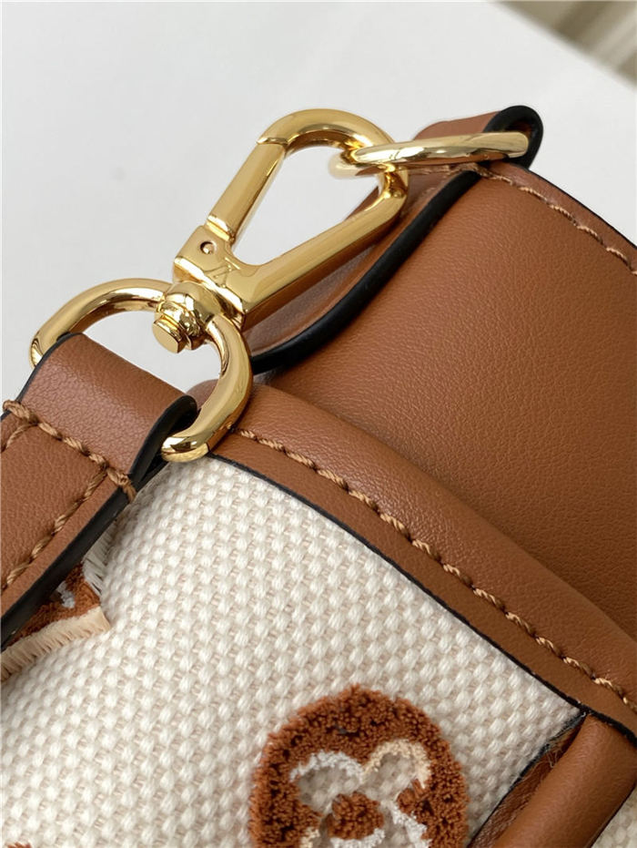 Louis Vuitton ON MY SIDE PM Canvas and smooth cowhide leather M59905 High