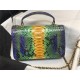 MINI FLAP BAG WITH TOP HANDLE AS2431 Snake High