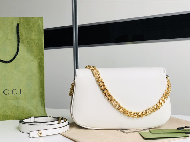 Gucci Blondie shoulder bag Leather 699268 White High