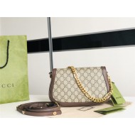 Gucci Blondie shoulder bag Leather 699268 GG Supreme canvas High