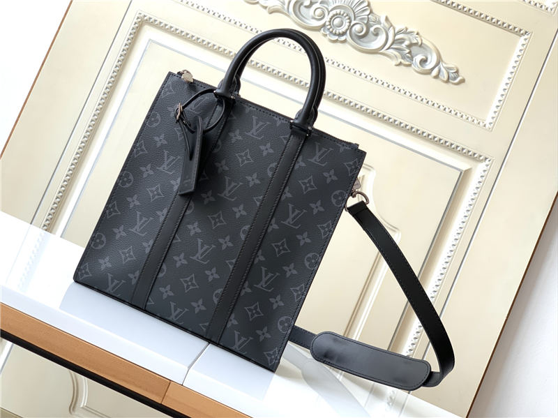 Louis Vuitton SAC PLAT CROSS Monogram Eclipse M46098 High