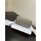 Hermes Constance To Go Long Wallet Epsom Leather Grey Silver-Metal WAX High