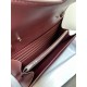 Hermes Constance To Go Long Wallet Epsom Leather Burgundy Silver-Metal WAX High