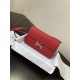 Hermes Constance To Go Long Wallet Epsom Leather Red Silver-Metal WAX High