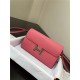 Hermes Constance To Go Long Wallet Epsom Leather Rose Pink Silver-Metal WAX High