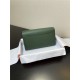 Hermes Constance To Go Long Wallet Epsom Leather Dark Green Silver-Metal WAX High