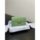 Hermes Constance To Go Long Wallet Epsom Leather Light Green Gold-Metal WAX High