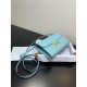 Hermes Constance To Go Long Wallet Epsom Leather Macaroon Blue Gold-Metal WAX High