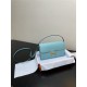 Hermes Constance To Go Long Wallet Epsom Leather Macaroon Blue Gold-Metal WAX High