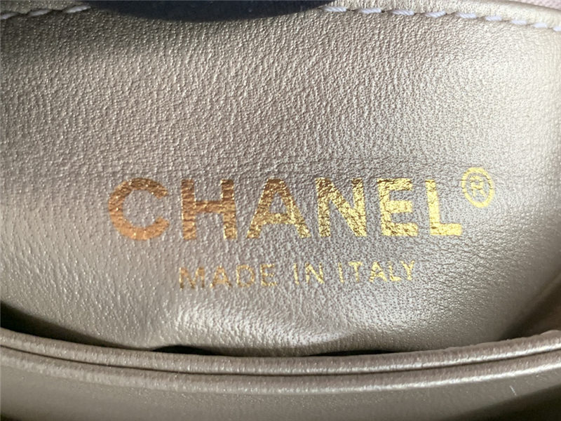 Chanel MINI FLAP BAG AS3378 Lambskin & Gold-Tone Metal Pink High