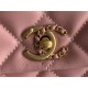 Chanel MINI FLAP BAG AS3378 Lambskin & Gold-Tone Metal Pink High