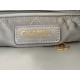 Chanel 22 LARGE HANDBAG Shiny Calfskin & Gold-Tone Metal AS3262 Grey High