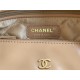 Chanel 22 SMALL HANDBAG Shiny Calfskin & Gold-Tone Metal AS3260 Camel High