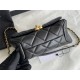 Mini Flap Bag AS3366 Lambskin & Gold-Tone Metal Black High