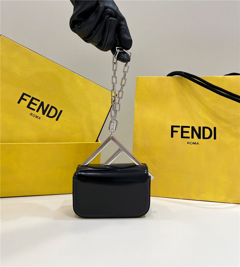 Fendi First Sight Nano bag Leather Black High