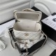 Chanel VANITY WITH CHAIN AP2846 Lambskin & Gold-Tone Metal White A