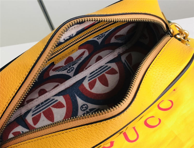 Gucci adidas x Gucci small shoulder bag 702427 Yellow High