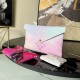 Louis Vuitton KIRIGAMI POCHETTE M81271 Sunrise Pastel / Midnight Fuchsia / Sunset Khaki High