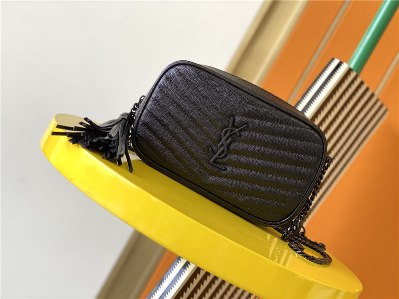 LOU MINI BAG IN MATELASSÉ GRAIN DE POUDRE EMBOSSED LEATHER High