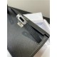 Hermes Kelly Classique To Go wallet Epsom calfskin Black Silver-Metal WAX High