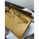 Hermes Kelly Classique To Go wallet Epsom calfskin Camel Gold-Metal WAX High