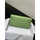 Hermes Kelly Classique To Go wallet Epsom calfskin Green Gold-Metal WAX High