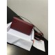 Hermes Kelly Classique To Go wallet Epsom calfskin Burgundy Silver-Metal WAX High